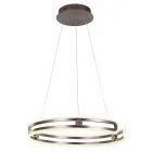 Kiara, nowoczesna lampa wisząca, kawowa, LED, 3000K, ściemnialna, MD17016002-1E COFFE